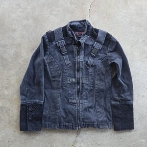 RARE vintage tripp nyc jacket unisex cyber punk goth Y2k Xs Bondage